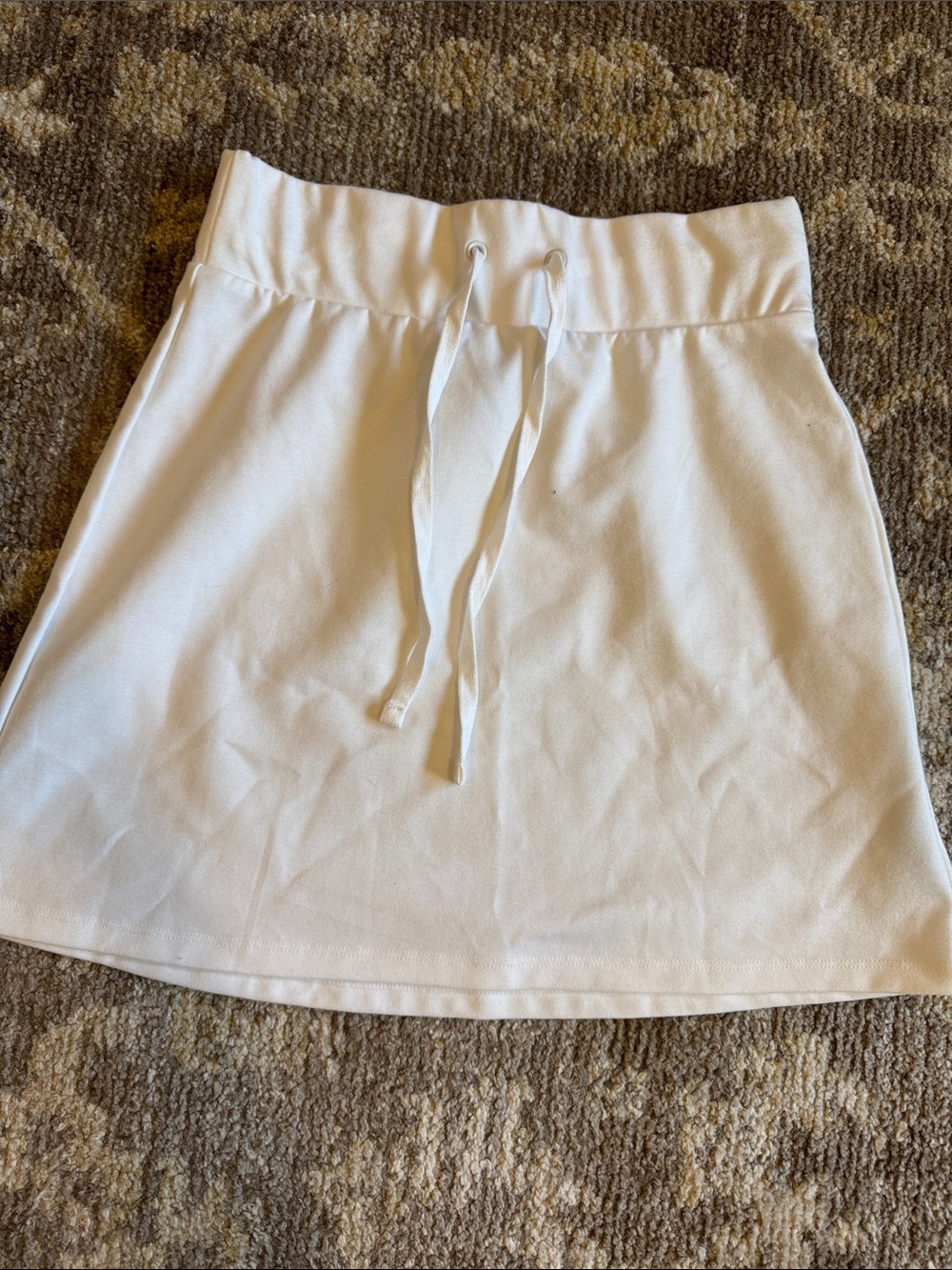 wild fable White Drawstring Mini Skirt